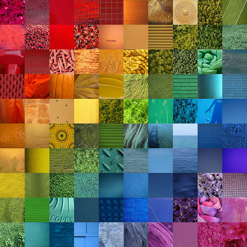 Photo Composit: All the colours of the rainbow