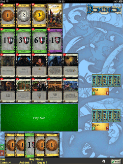 Screenshot of Dominion on iPad