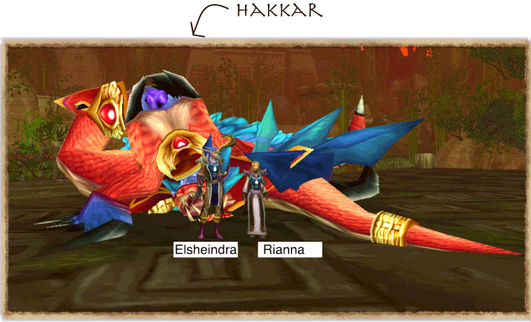 Screenshot of Hakkar, a dead dragon